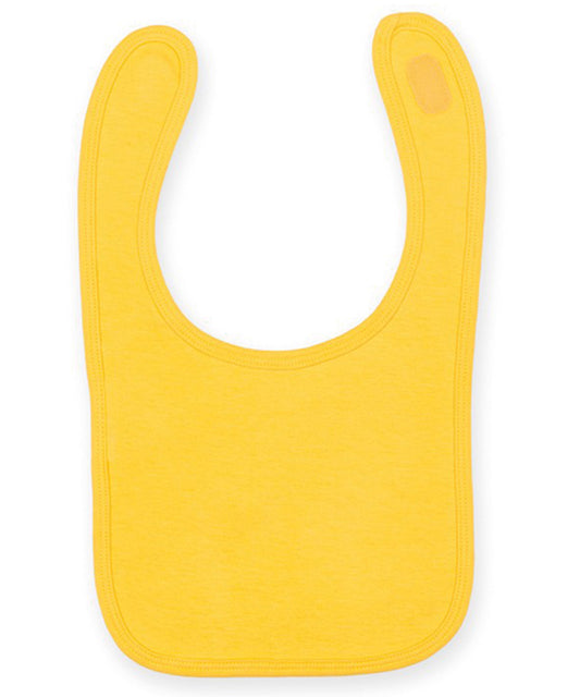 Larkwood - Plain and contrast bib - Sunflower - Add Your Design/Logo