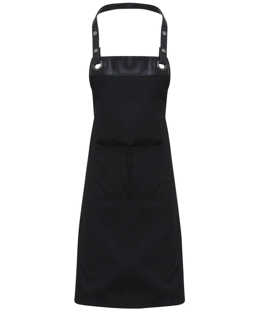 Espresso bib apron