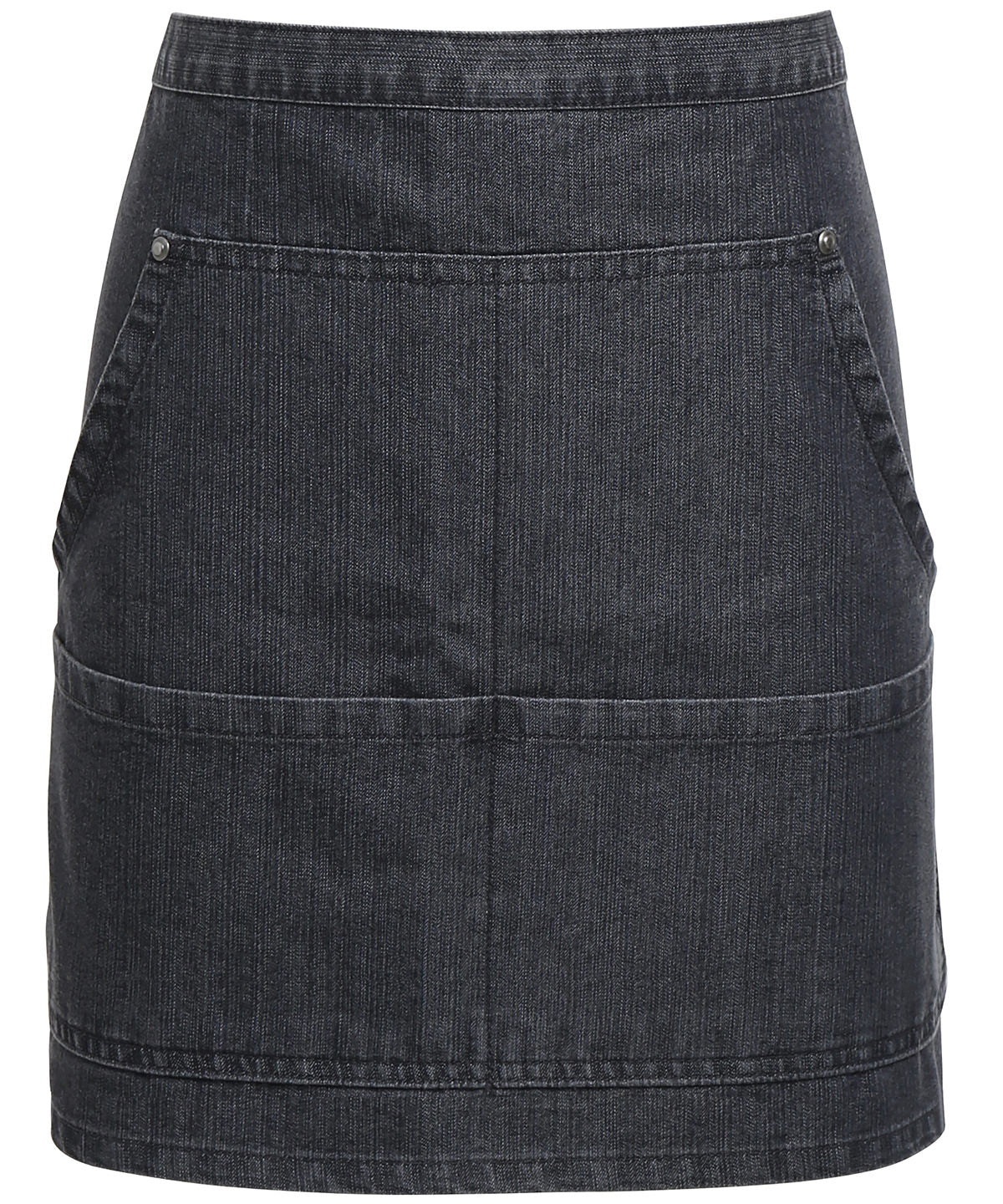 Jeans stitch denim waist apron