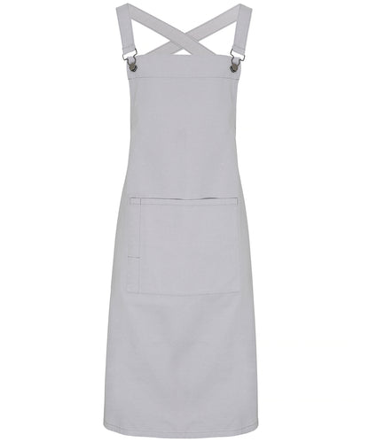 Cross back 'barista' bib apron