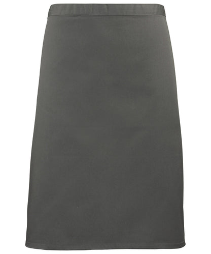Premier - Tablier mi-long Colours - Gris foncé - Ajoutez votre design/logo