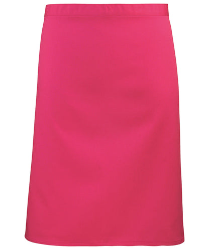 Premier - Tablier mi-long Colours - Rose vif - Ajoutez votre design/logo