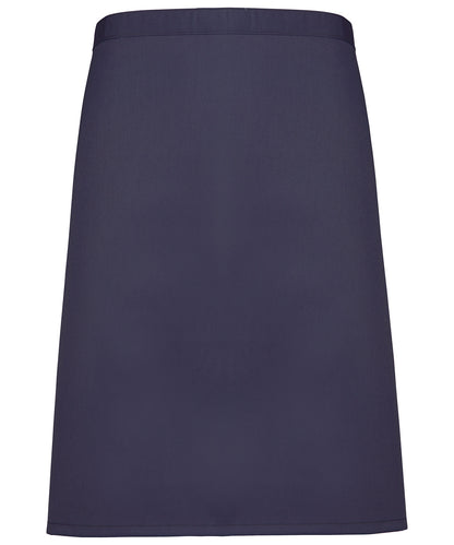 Premier - Tablier mi-long Colours - Bleu marine - Ajoutez votre design/logo