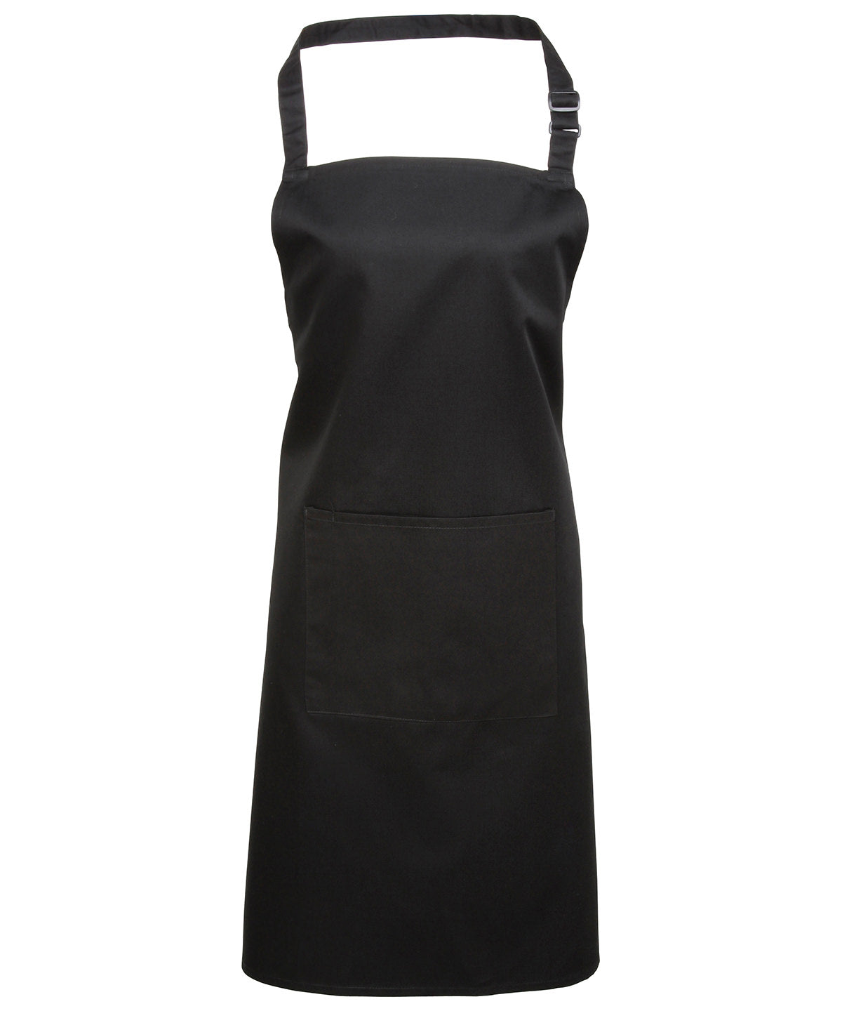 Premier - Tablier bavette avec poche - Noir - Ajoutez votre design/logo