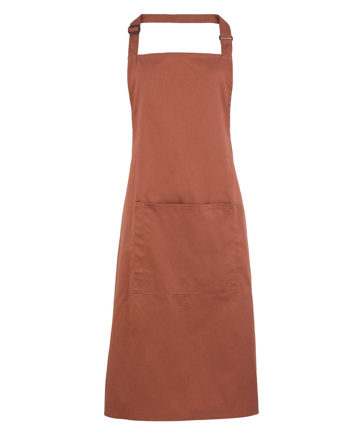 Colours bib apron with pocket