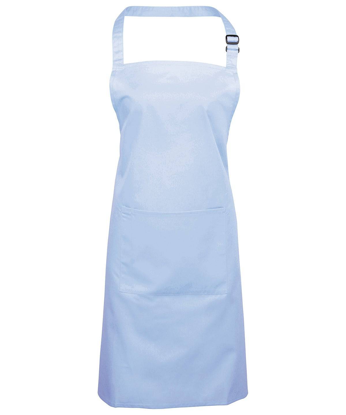 Colours bib apron with pocket