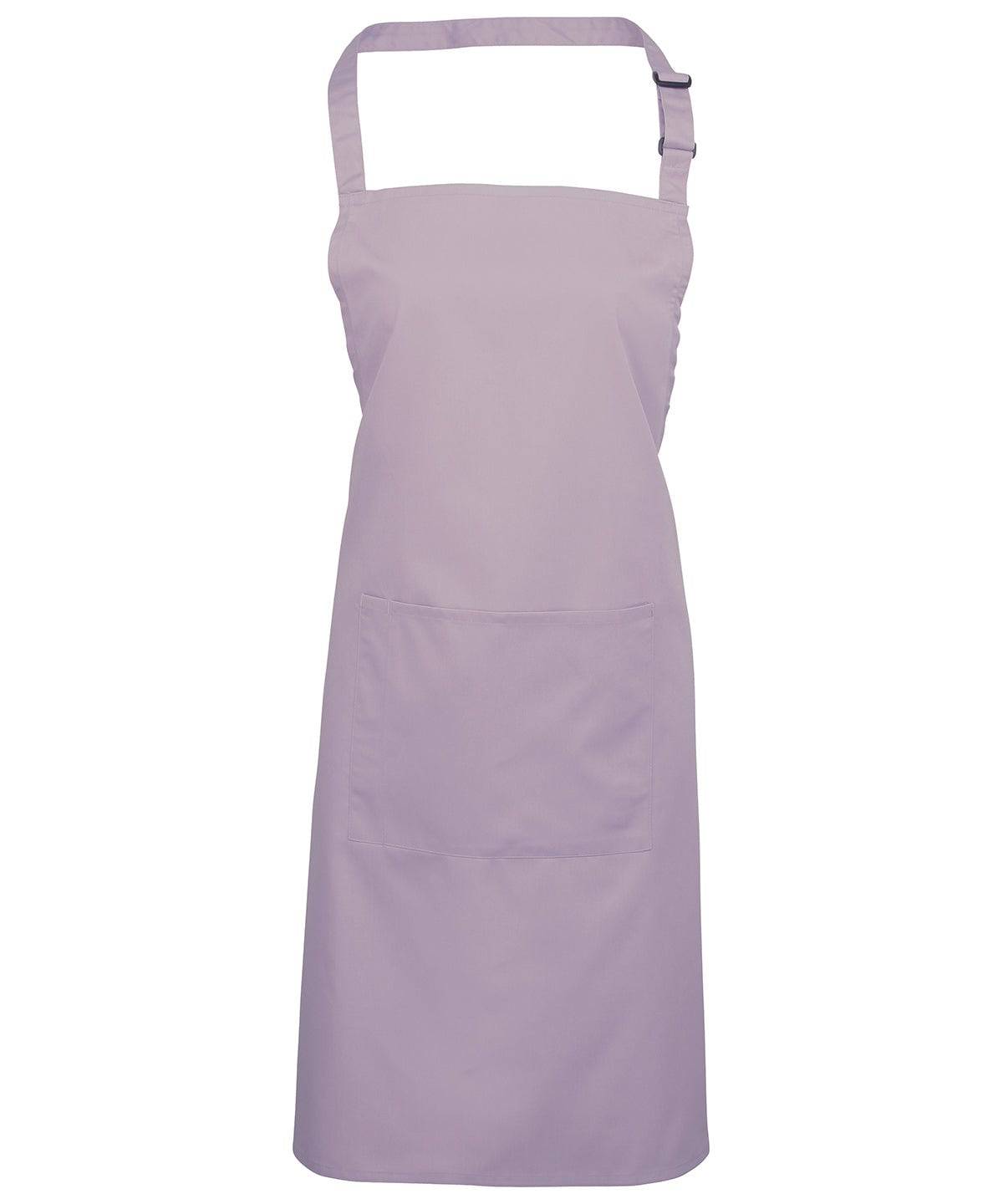 Colours bib apron with pocket