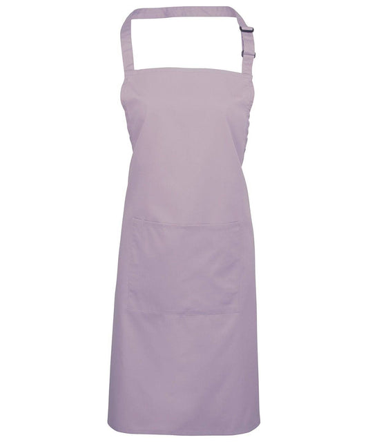 Colours bib apron with pocket