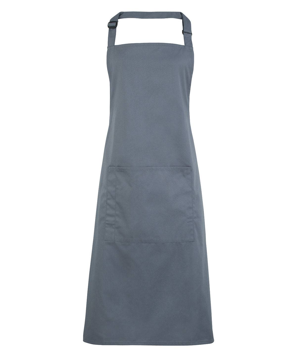 Colours bib apron with pocket