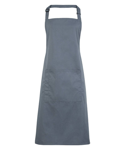 Colours bib apron with pocket