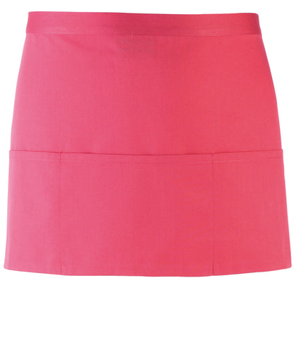 Premier - Tablier 3 poches Couleurs - Fuchsia - Ajoutez votre design/logo