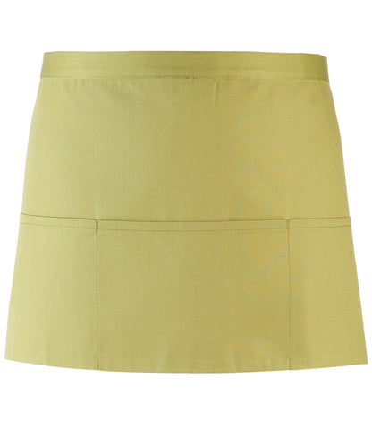 Premier - Tablier 3 poches Couleurs - Citron vert - Ajoutez votre design/logo