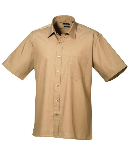 Short sleeve poplin shirt