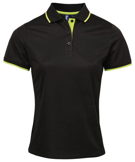 Women's contrast Coolchecker® polo