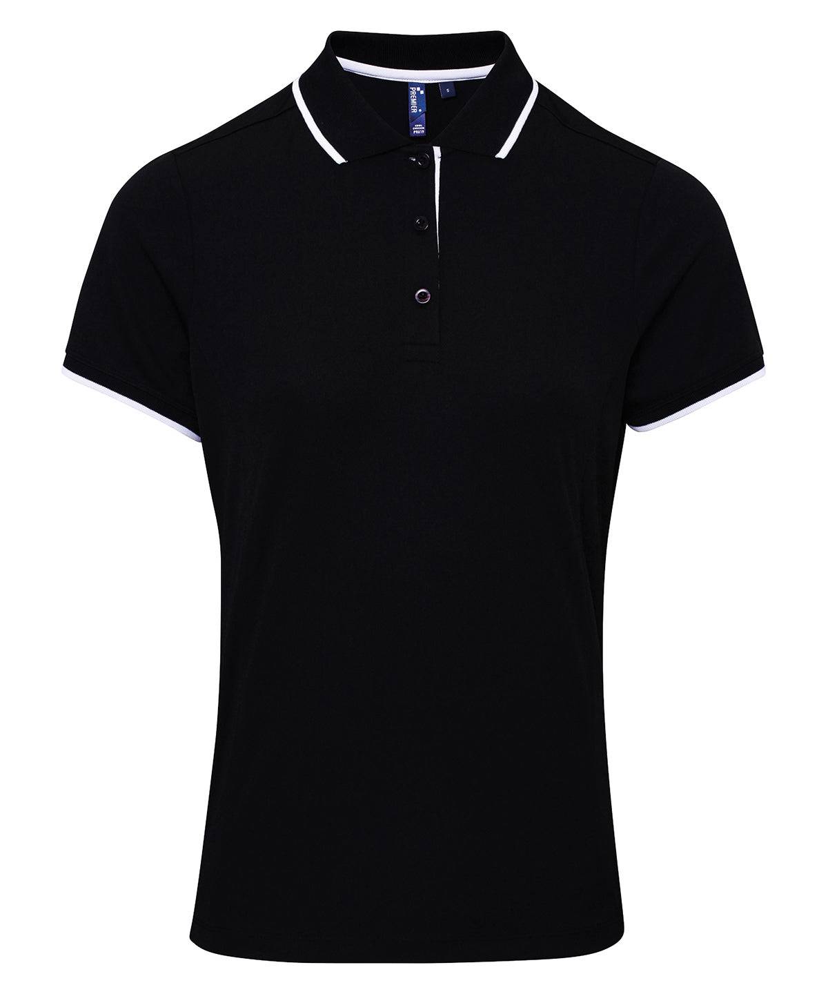 Women's contrast Coolchecker® polo