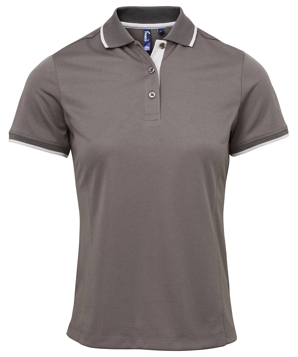 Women's contrast Coolchecker® polo