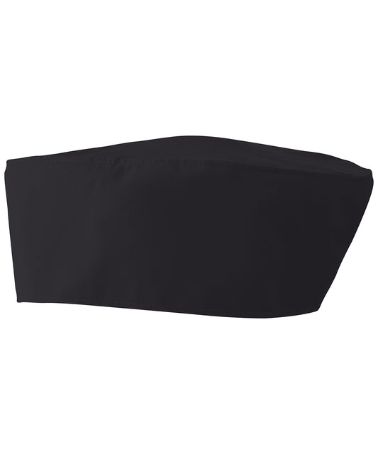 Premier - Chef's skull cap - Black - Add Your Design/Logo