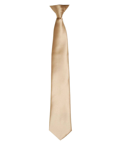 'Colours' satin clip tie