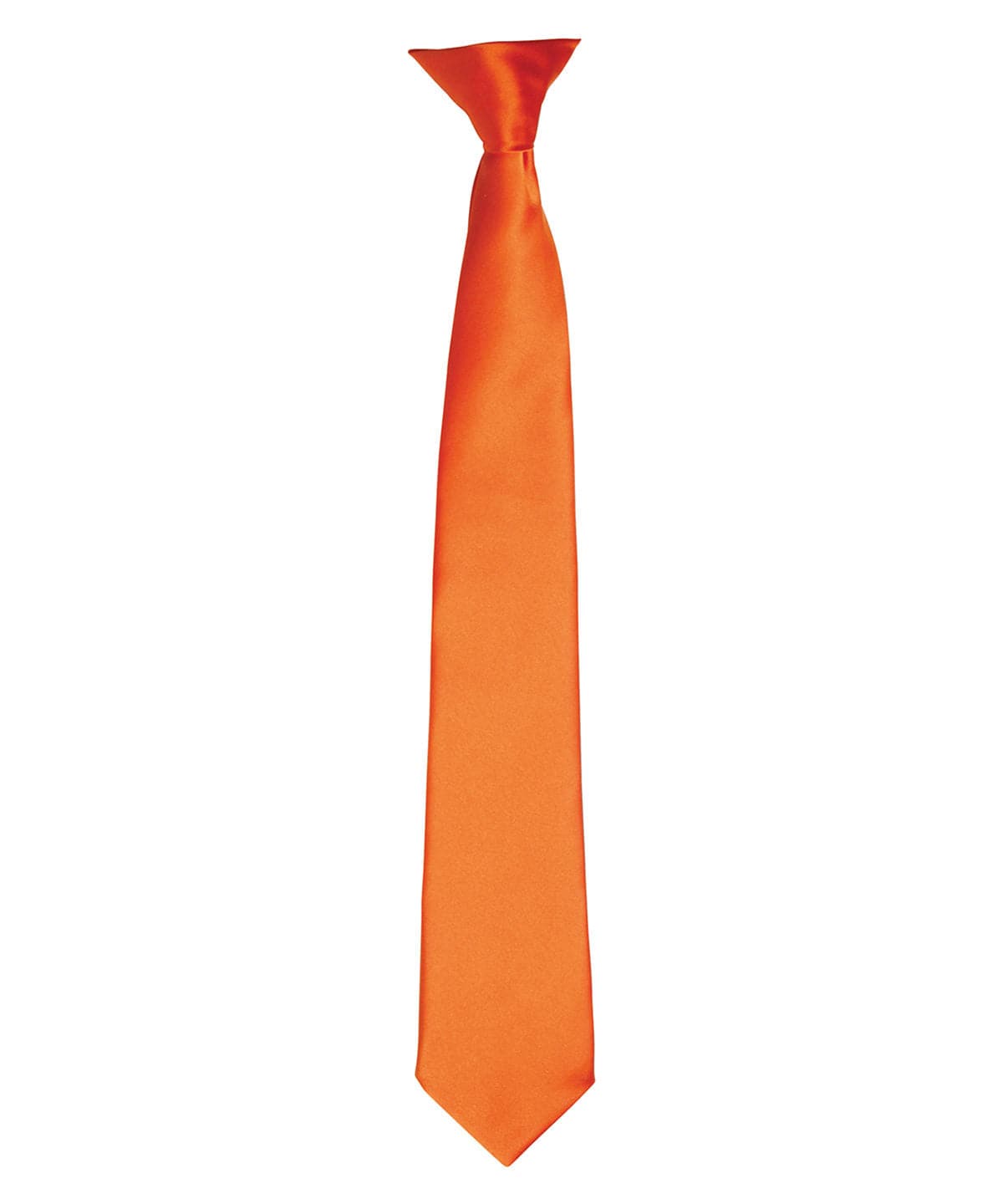 'Colours' satin clip tie
