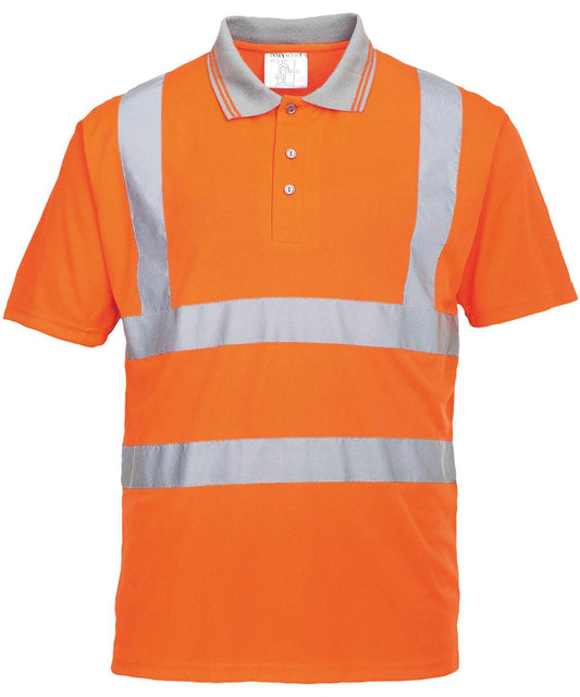 Hi-vis short sleeved polo (S477/RT22)