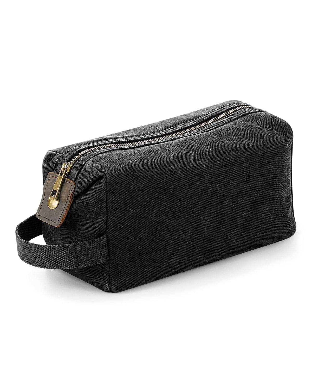 Heritage waxed canvas wash bag