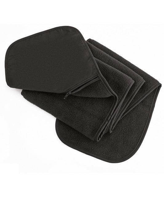 Polartherm fleece scarf with zip pocket