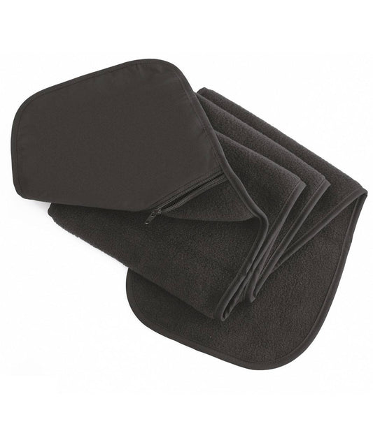Polartherm fleece scarf with zip pocket