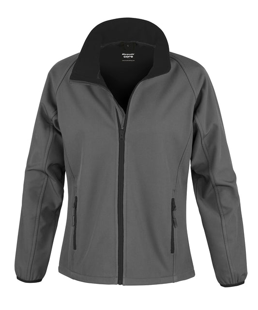 Women's Core printable softshell jacket