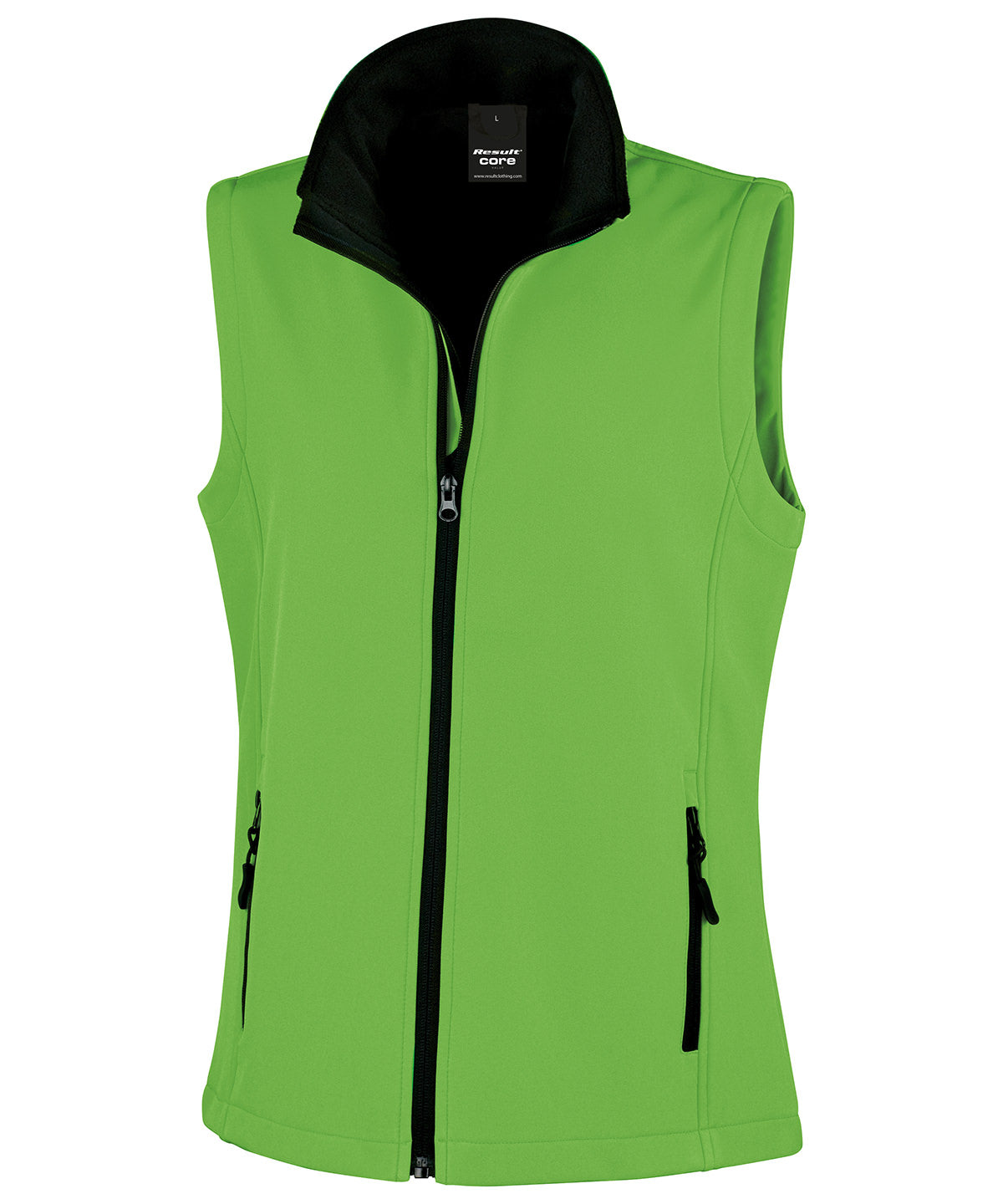 Women's printable softshell bodywarmer