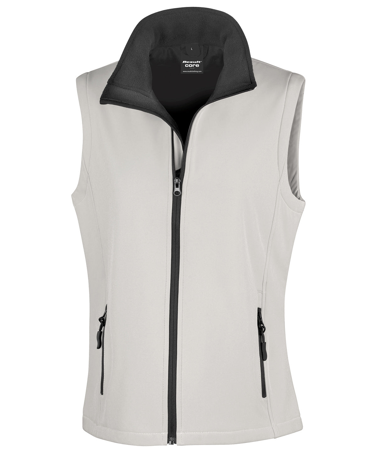 Women's printable softshell bodywarmer