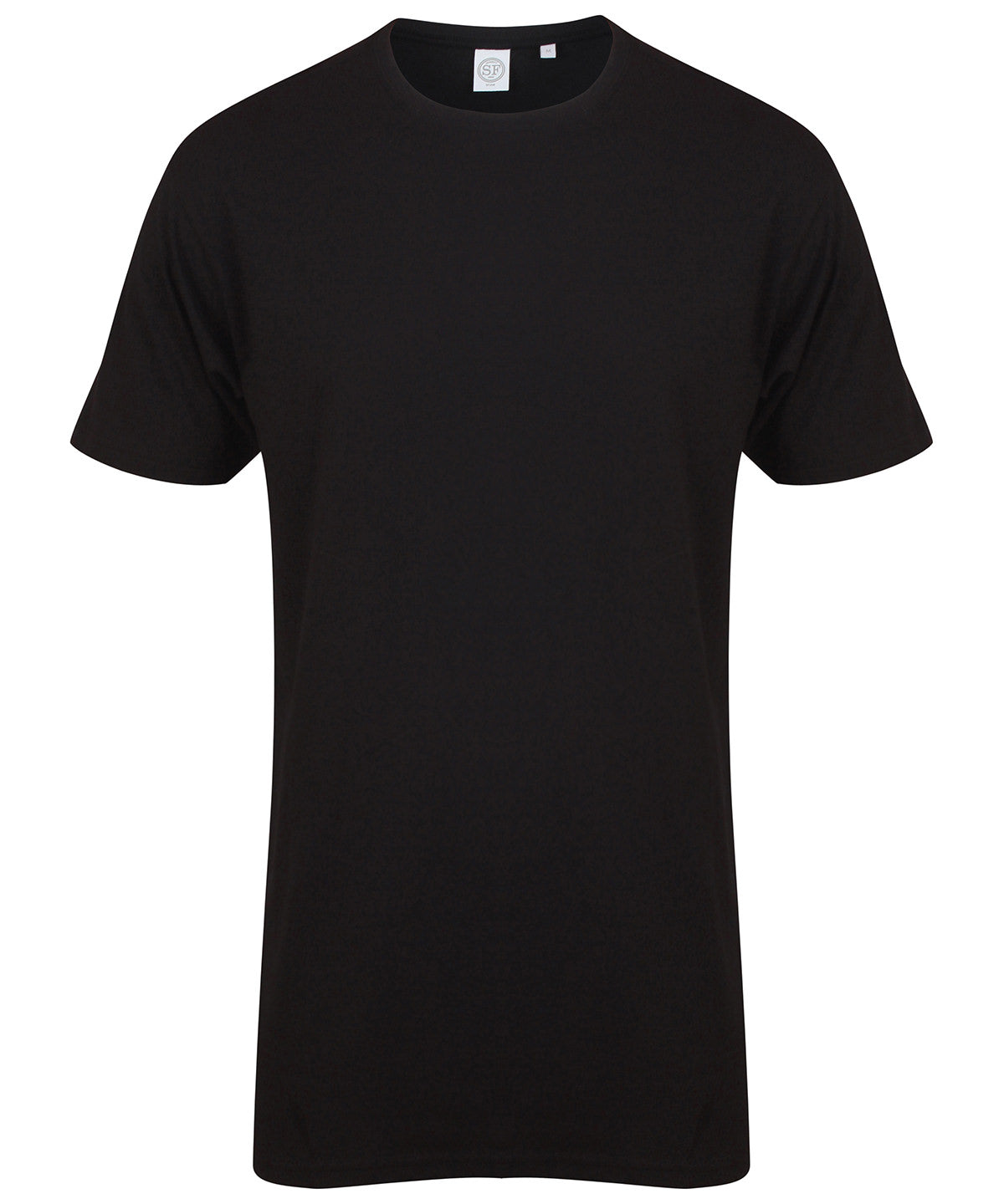 Longline t-shirt with dipped hem