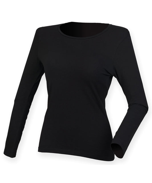 Women's feel good long sleeved stretch t-shirt