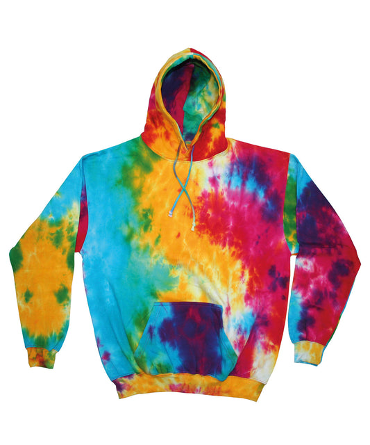 Rainbow tie-dye hoodie