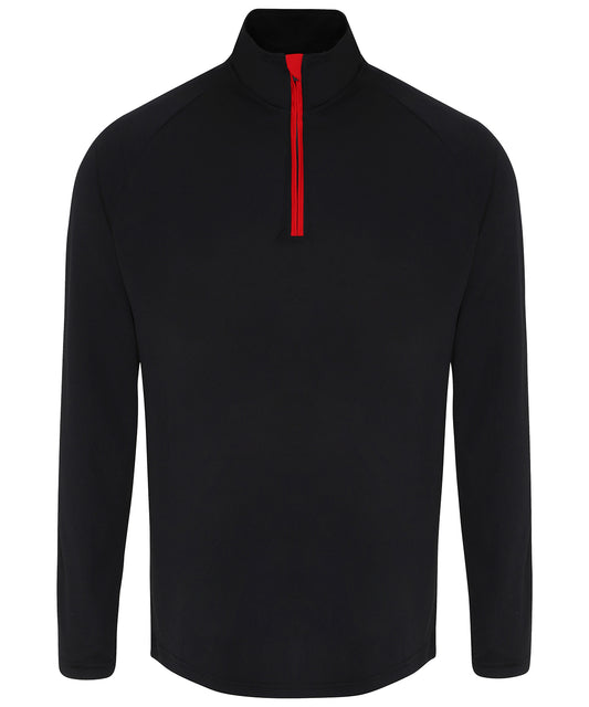 TriDri® long sleeve performance ¼ zip