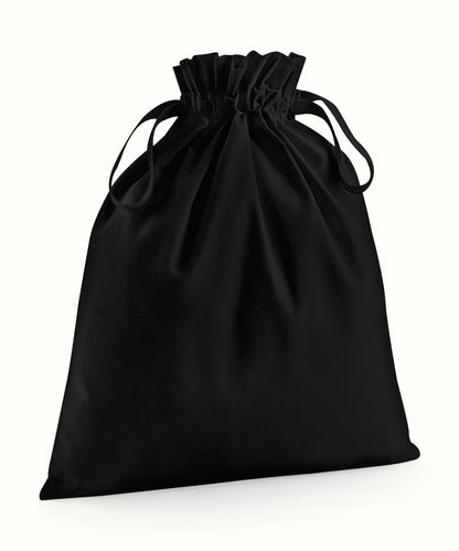 Organic cotton drawcord bag