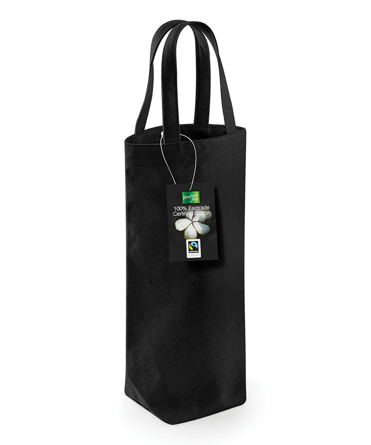 Fairtrade cotton bottle bag