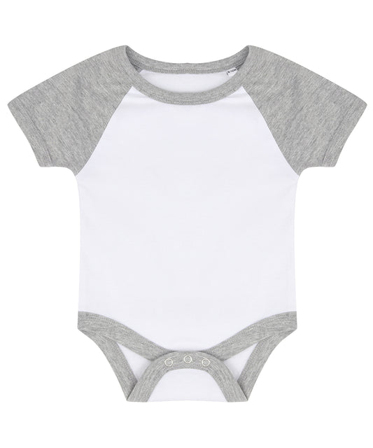 Essential short-sleeved baseball bodysuit