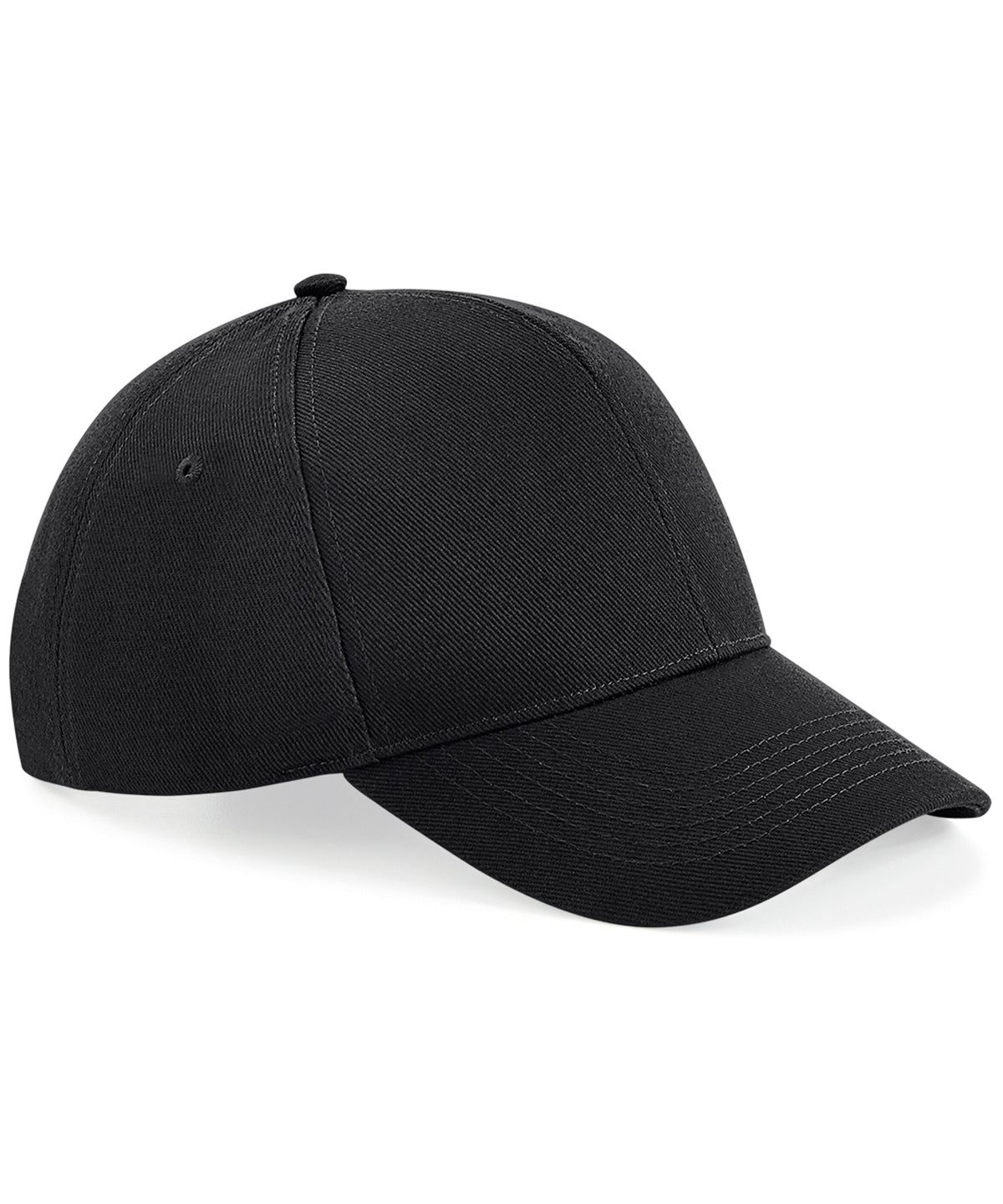 Beechfield - Casquette Ultimate 6 panneaux - Noir - Ajoutez votre design/logo