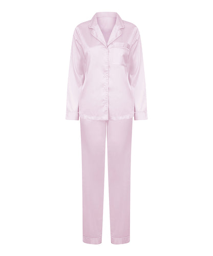 Women's satin long pyjamas 