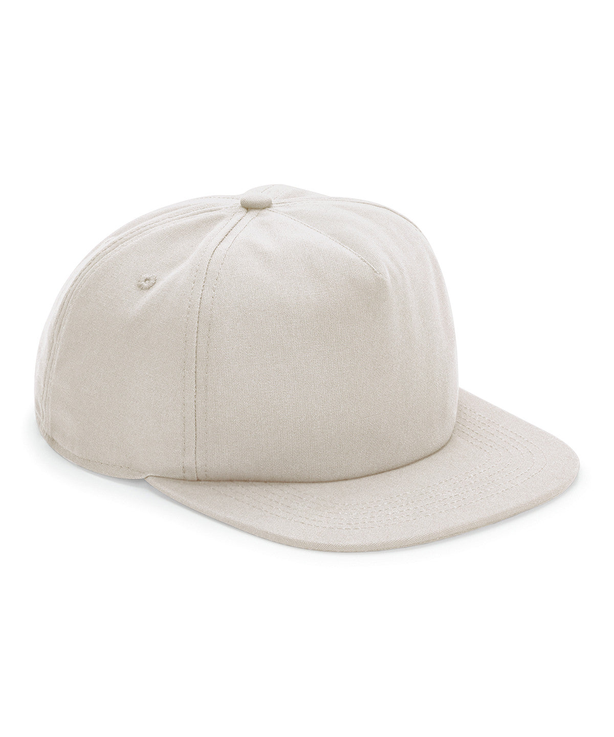 Beechfield - Organic cotton unstructured 5-panel cap - Sand - Add Your Design/Logo