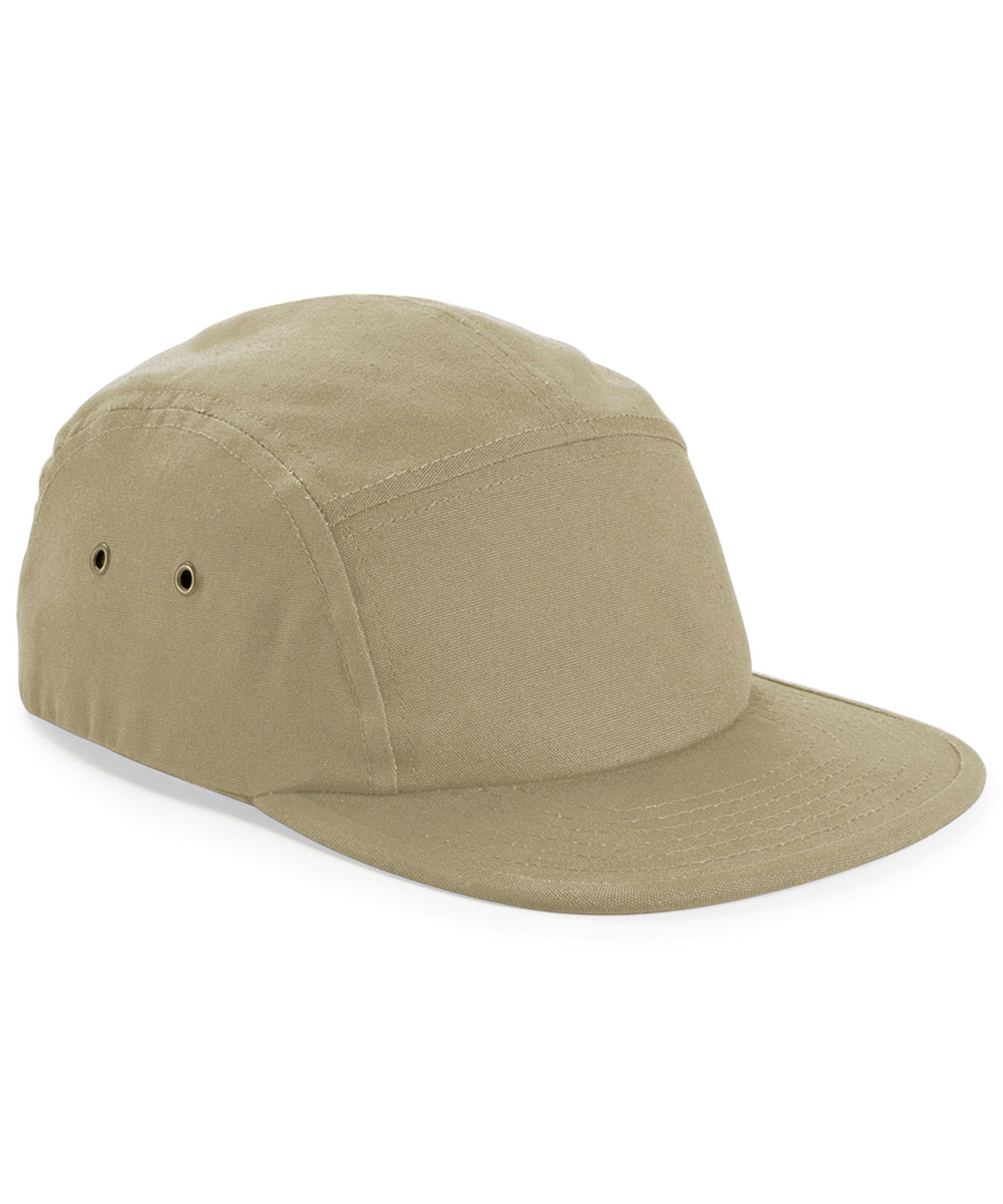 Beechfield – Canvas 5-Panel Camper Cap – Desert Sand – Fügen Sie Ihr Design/Logo hinzu