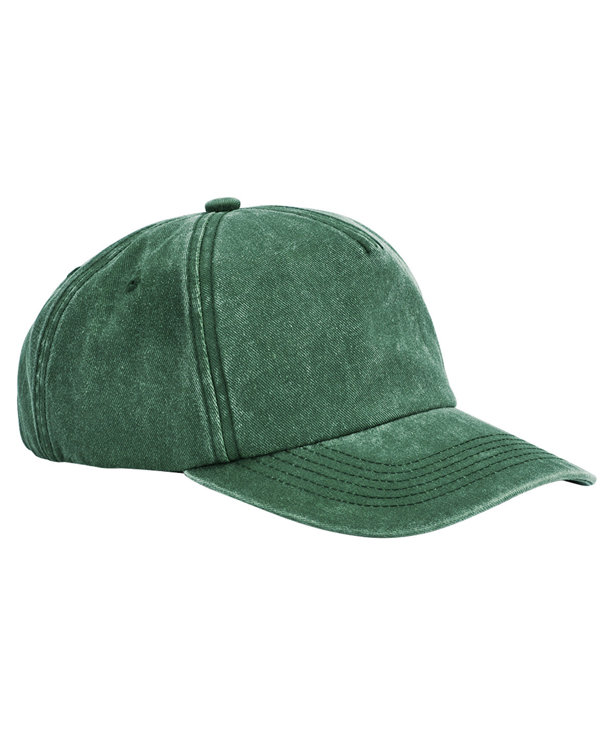 Beechfield - Casquette décontractée à 5 panneaux - Vert bouteille vintage - Ajoutez votre design/logo