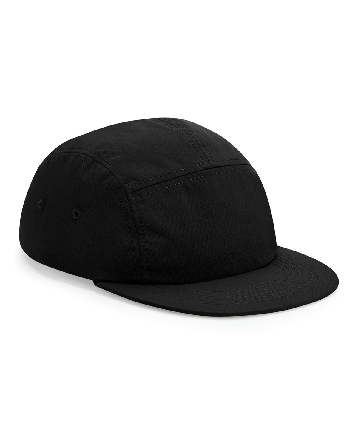 Beechfield - Casquette de camping 5 panneaux pour l'extérieur - Noir - Ajoutez votre design/logo