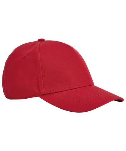 Beechfield – EarthAware® klassische 5-Panel-Kappe aus Bio-Baumwolle – Klassisches Rot – Fügen Sie Ihr Design/Logo hinzu