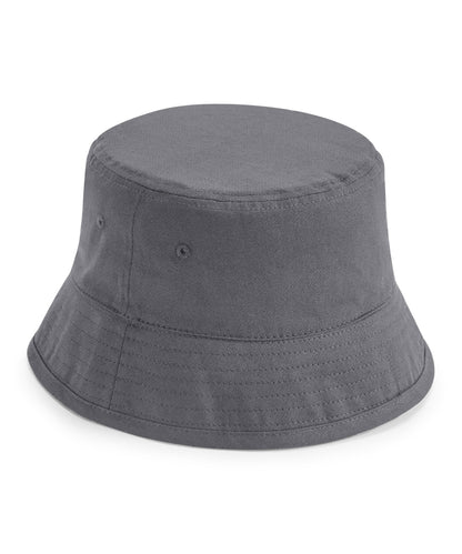 Beechfield - Bob en coton bio - Gris graphite - Ajoutez votre design/logo