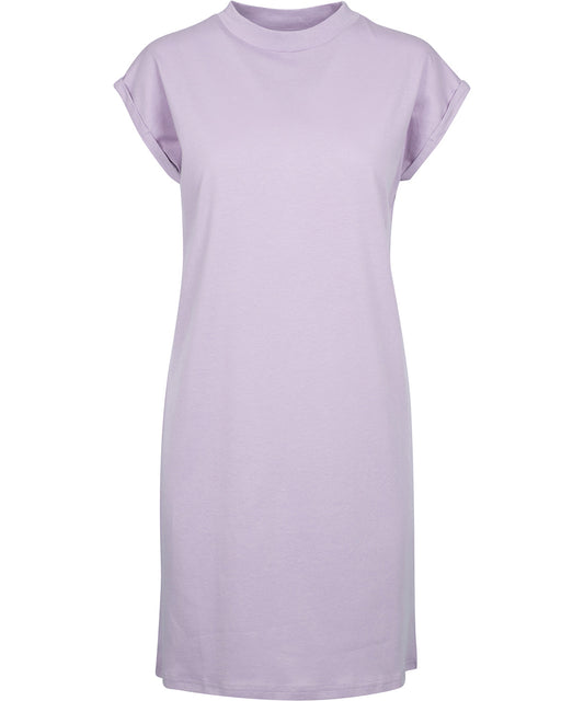 Build Your Brand - Women's turtle extended shoulder dress - Lilac - Add Your Design/Logo