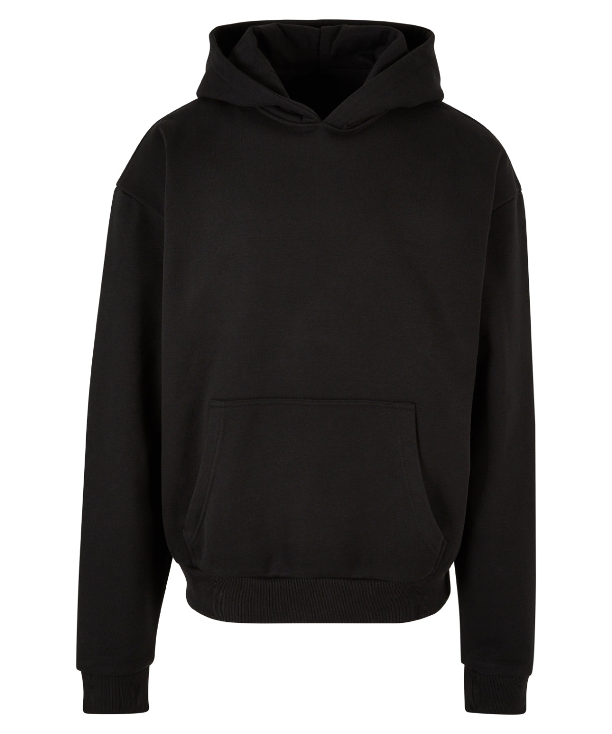 Créez votre marque - Sweat à capuche oversize ultra-lourd - Noir - Ajoutez votre design/logo