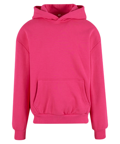 Bauen Sie Ihre Marke auf – Ultraschwerer, übergroßer Kapuzenpullover – Hibiskus Pink – Fügen Sie Ihr Design/Logo hinzu