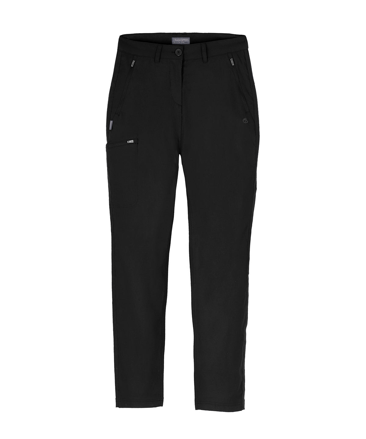 Craghoppers - Pantalon extensible Kiwi Pro pour femme Expert - Noir - Ajoutez votre design/logo