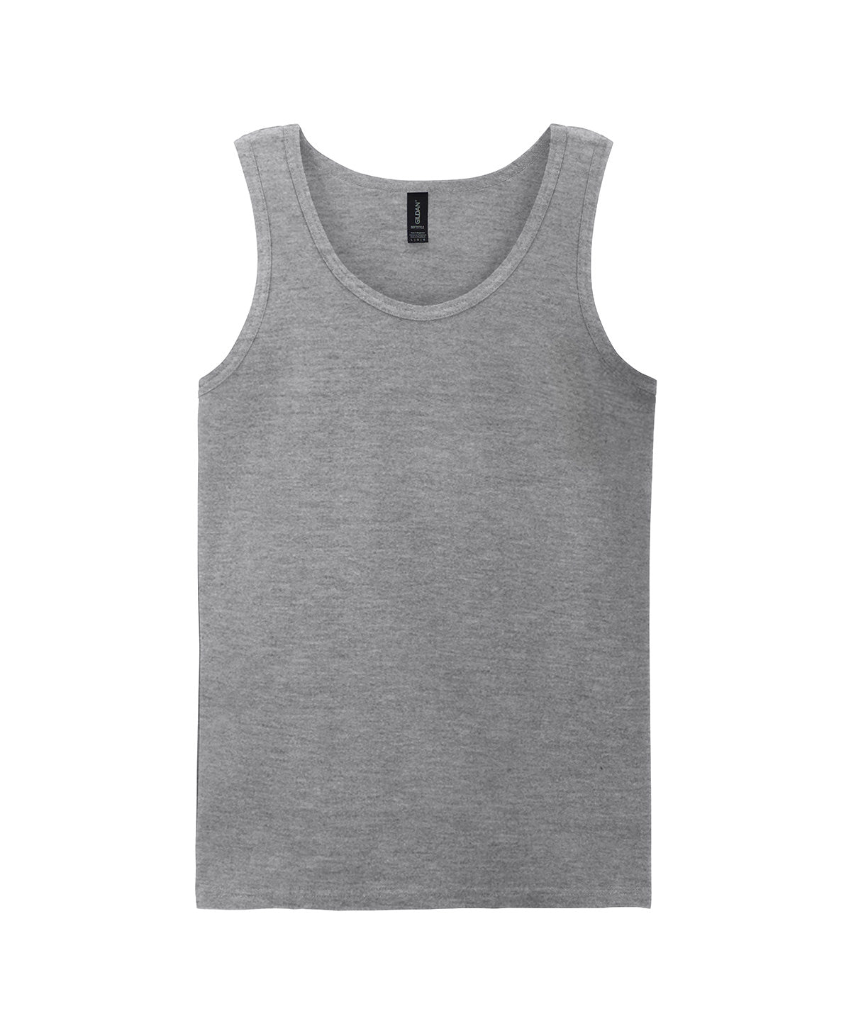 Gildan – Softstyle Tanktop für Erwachsene – Sportgrau – Fügen Sie Ihr Design/Logo hinzu